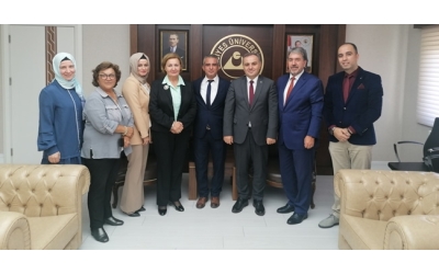 Erciyes Üniversitesi Rektörlük görevine atanan Sayın Prof. Dr. Fatih ALTUN Bey\'e resmi ziyaret gerçekleştirilmiştir.