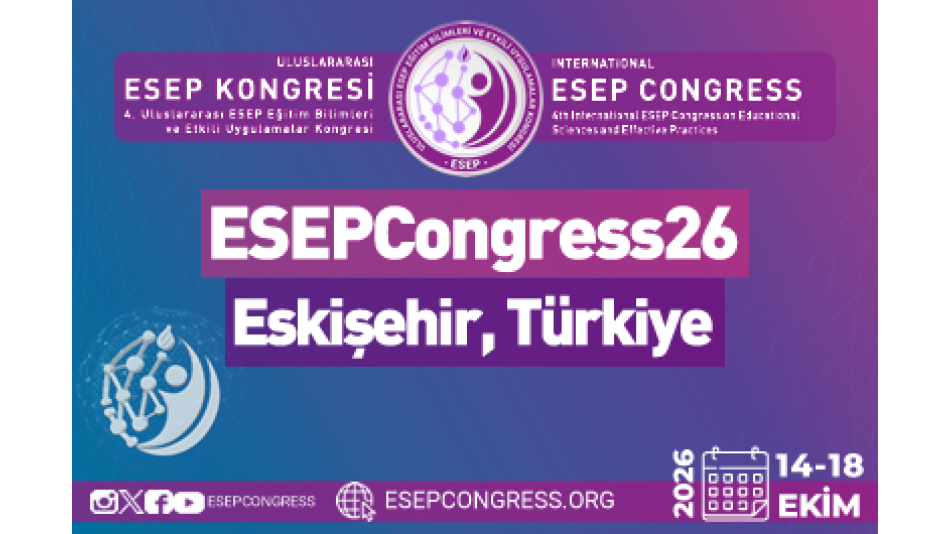 ESEPCongress26, Eskişehirde!